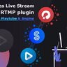 Live Stream plugin WebRTC & RTMP